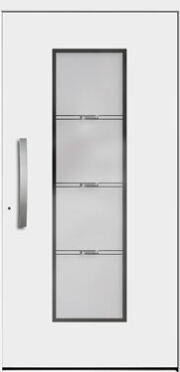 Drzwi zewnętrzne nowoczesne białe, Rodenberg Modern 6810-50