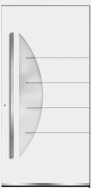 Drzwi wejściowe białe nowoczesne, Rodenberg Modern 6843-52